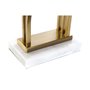 Lampe de bureau DKD Home Decor 40 x 23 x 79 cm Doré Métal Blanc Marbre 40 W 240 V