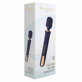 Masseur S Pleasures Grand Wand Doré Pourpre Masseur S Pleasures Grand Wand Doré Pourpre