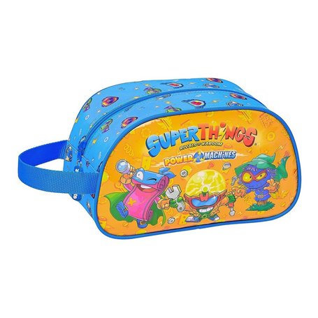 Trousse de Toilette SuperThings Serie 7 Bleu Multicouleur