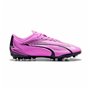 Chaussures de Football Multi-crampons pour Enfants Puma Ultra Play MG Rose foncé