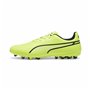 Chaussures de Football Multi-crampons pour Adultes Puma King Match MG Jaune Noir