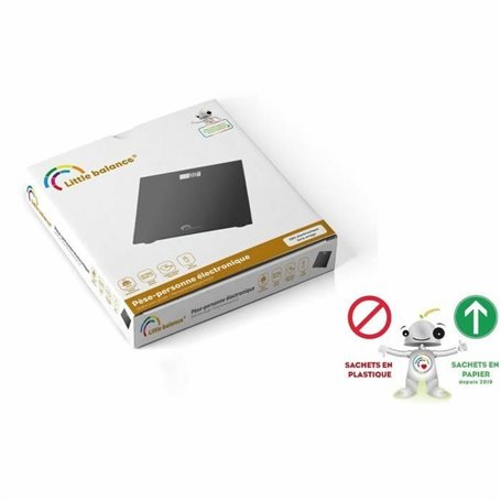 Balance Numérique de Salle de Bain Little Balance SB2 Gris 160 kg