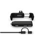 SUPPORT VOITURE NOIR AVEC CABLE ET CAC