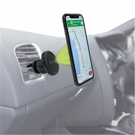 SUPPORT VOITURE MAG 360 MAGNETIQUE GRILLE D'AERATION AVEC ROTULE EN PLASTIQUE RECYCLE