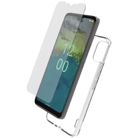 STARTER PACK COQUE SOUPLE + VERRE TREMPE NOKIA C12