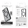 TIGER CASE LITE COQUE MAGSAFE 2M NOIR TRANSLUCIDE IPHONE 15