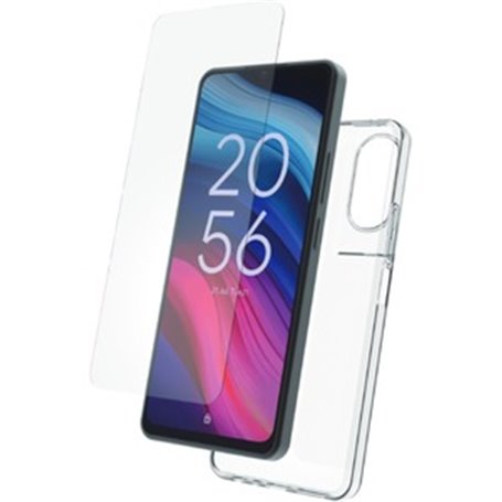 STARTER PACK COQUE SOUPLE + VERRE TREMPE TCL 505