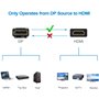 C ble HDMI Male / DisplayPort avec systme de verrouillage - 2M