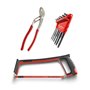 Caisse a outils FACOM + 22 outils - 5 Tournevis Protwist + 6 Clés mixtes OVG + 9 Clés mâles + Scie métaux + Pince - BP.P