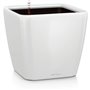 Pot de fleur - LEC - Quadro Premium LS 50 - blanc brillant - systeme d'irrigation intégré