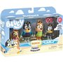 Figurines miniatures - MOOSE TOYS - La famille a la Plage (4 figurines) - Bluey