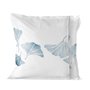 Taie d'oreiller HappyFriday Blanc Ginkgo Multicouleur 80 x 80 cm