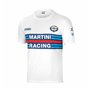 T-shirt à manches courtes homme Sparco Martini Racing Blanc XL