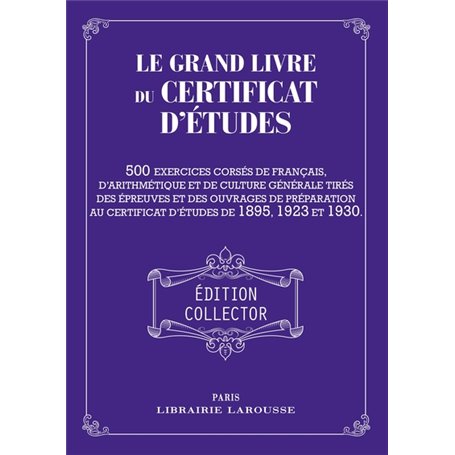 Le Grand livre du Certificat d'études