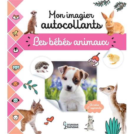 Mon imagier autocollants - Les bébés animaux