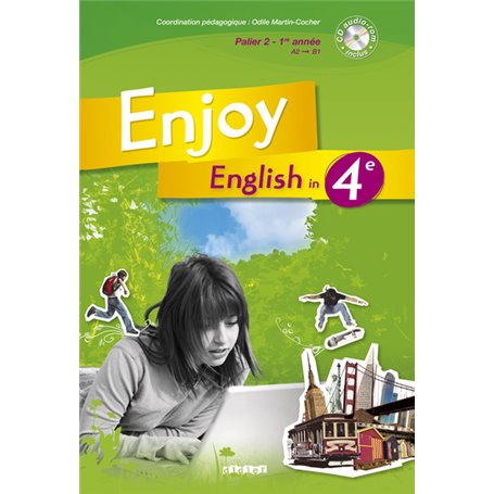 Enjoy English 4e Livre + CD audio-rom