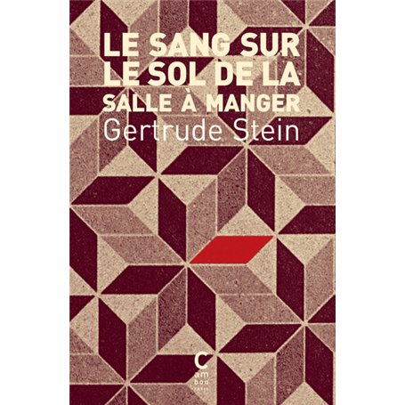 Le sang sur le sol de la salle à manger