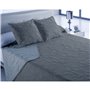 Couvre-lit Hosteline VEGAS Anthracite Gran lit 2 persones (3 Pièces)