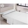 Jeu de draps Hosteline IRIS PREMIUM Blanc Lit 1 persone