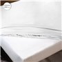 Drap housse Hosteline IRIS PREMIUM Blanc Gran lit 2 persones