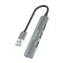 Hub USB Aisens A106-0859 Gris (1 Unité)