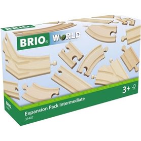 Coffret Evolution Intermédiaire 16 Rails - BRIO - 33402 - Circuit de train en bois pour enfant des 3 ans Coffret Evolution Intermédiaire 16 Rails - BRIO - 33402 - Circuit de train en bois pour enfant des 3 ans