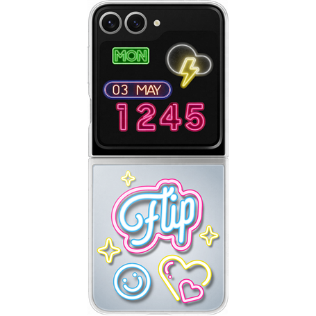 Coque Samsung Galaxy Z Flip 6 personnalisable Néon Samsung