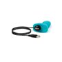 Petit plug anal avec bordure bleu sarcelle B-Vibe 96786