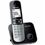 Téléphone Sans Fil Panasonic KX-TG6811FRB Blanc Noir Noir/Argenté