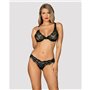 Ensemble de Lingerie Obsessive Luvae Noir S/M