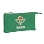 Trousse Fourre-Tout Double Real Betis Balompié Vert 22 x 12 x 3 cm