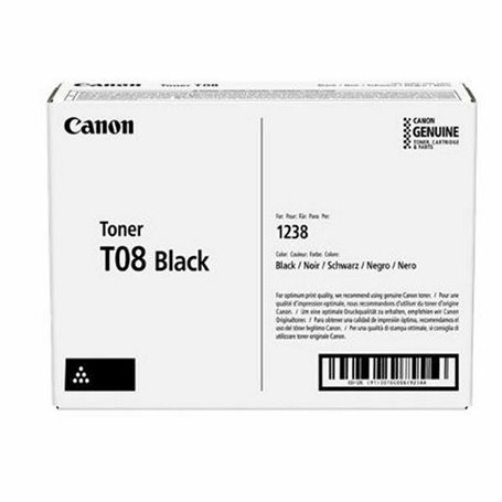 Canon TONER T08 BLACK Cartouche de toner 1 pièce(s) Original Noir