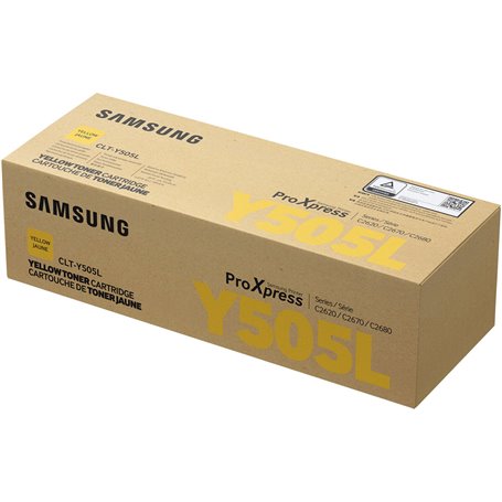 Samsung CLT-Y505L Toner jaune grande capacité authentique
