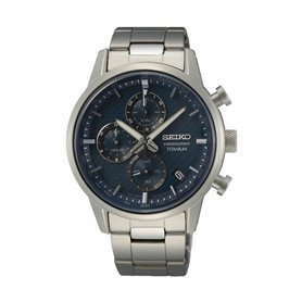 Montre Homme Seiko SSB387P1 Argenté (Ø 41 mm)