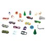 Hot Wheels-Calendrier de l'avent 2024-8 voitures et 16 accessoires HTG00