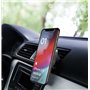 Support smartphone UNIVERSEL Fixation grille-d'aration Magntique ultra fin pr
