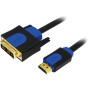 LogiLink CHB3103 câble vidéo et adaptateur 3 m HDMI DVI-D Noir