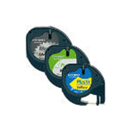 DYMO LetraTag assorted 3 pack ruban d'étiquette