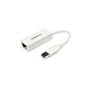 StarTech.com Adaptateur réseau USB 3.0 vers Gigabit Ethernet NIC - 10/100/1000 Mb/s - M/F - Blanc