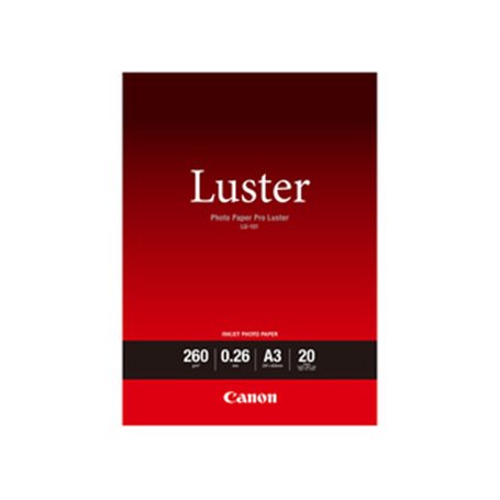 Canon Papier Photo Professionnel Lustré LU-101 A3 - 20 feuilles