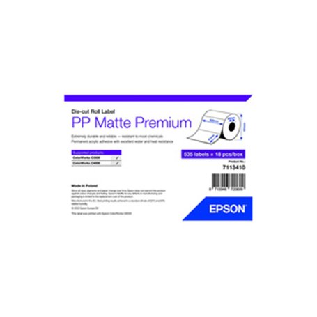 Epson 7113410 étiquette à imprimer Blanc Imprimante d'étiquette adhésive