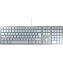 CHERRY KC 6000 SLIM FOR MAC clavier Bureau USB QWERTZ Allemand Argent