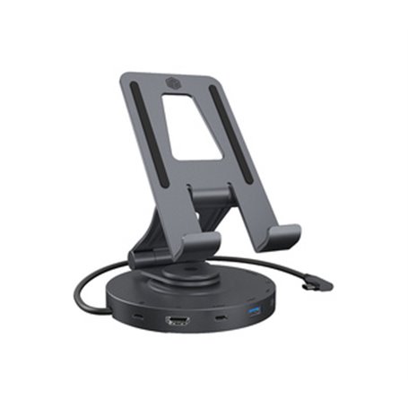 ICY BOX IB-TH100-DK station d'accueil Tablette/Smartphone Anthracite