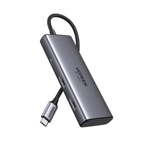 Ugreen Revodok 206 USB Type-C 5000 Mbit/s Argent