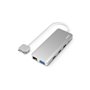 Hama 00200133 station d'accueil USB 3.2 Gen 1 (3.1 Gen 1) Type-C Argent