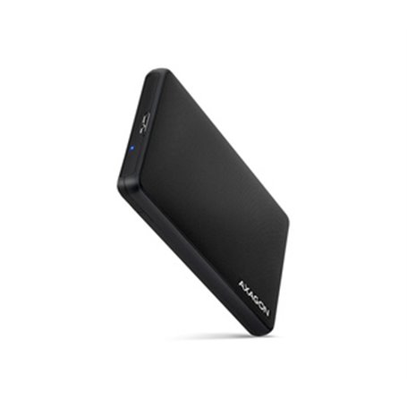 Axagon EE25-SL Boîtier de disques de stockage Boîtier disque dur/SSD Noir 2.5"