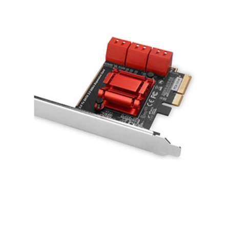 Axagon PCES-SA6 carte et adaptateur d'interfaces Interne SATA