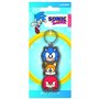 Porte-clés Sonic Sonic, Tails & Knuckles 6 cm