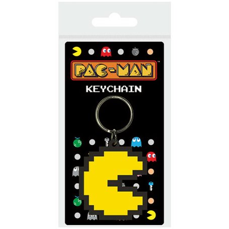Porte-clés Pac-Man PIXEL 6 cm Jaune