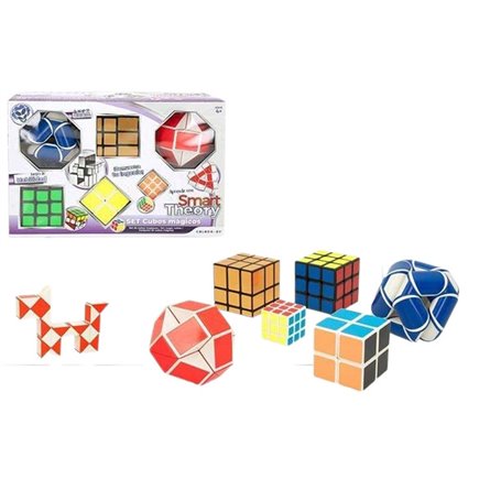 Cube Magique Casse-Tête Colorbaby Smart Theory 6 Pièces